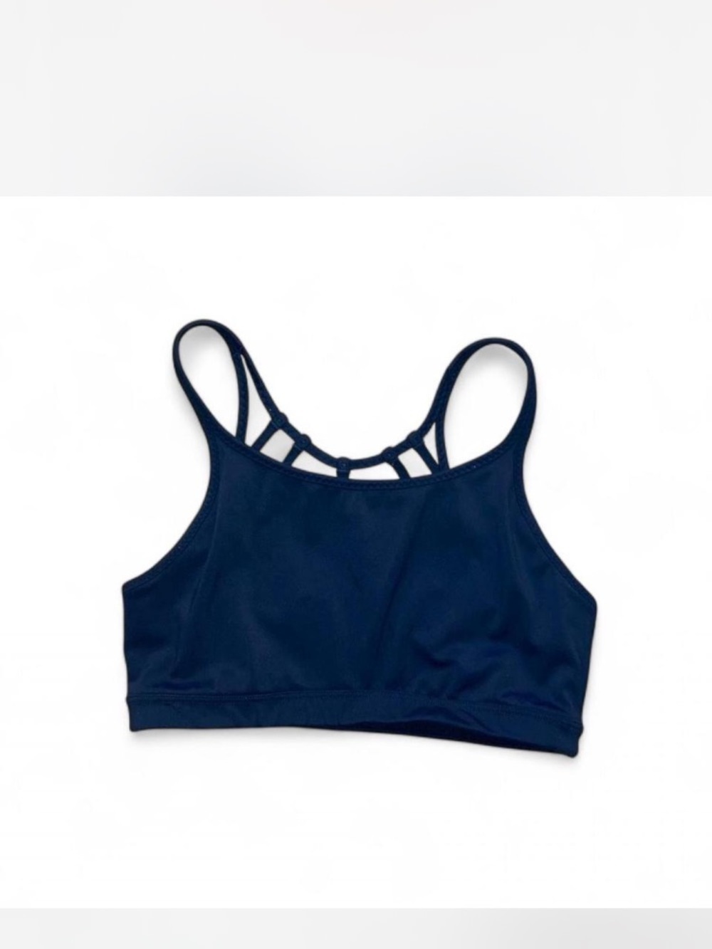 Athleta Navy Blue Strappy Sports Bra